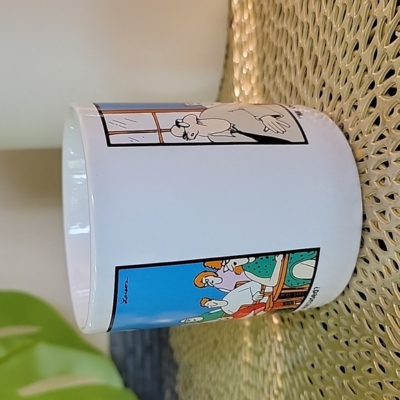 The Far Side by Gary Larson 1986 My Brain is Full Cartoon Comic Theme Mug/Cup - Picture 7 of 8